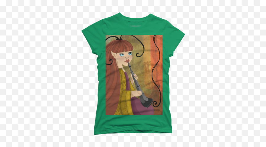 Music Womenu0027s T - Shirts Design By Humans Emoji,Shofar Emoticon