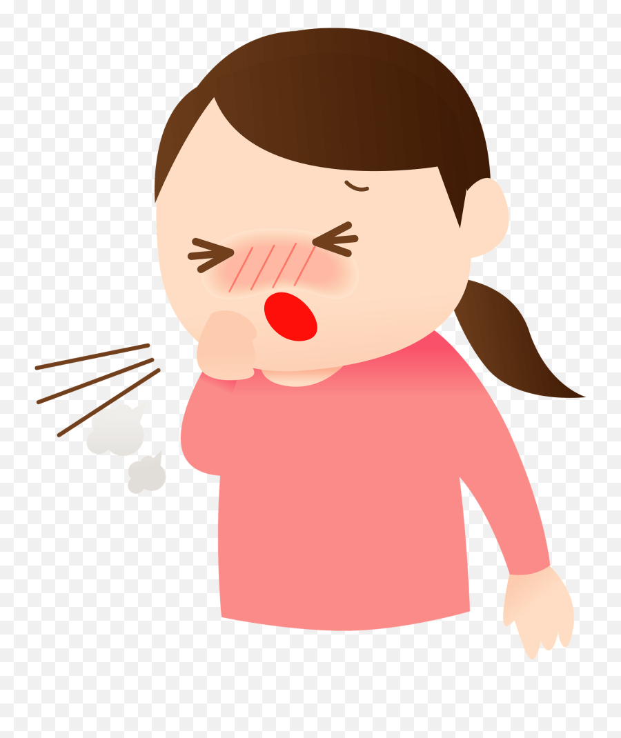 Cold Sick Woman Clipart - Cough Png Download Full Size Sick Clipart Png Emoji,Coughing Emoji