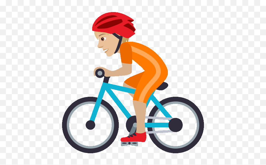 Biking Joypixels Bicycle - Bike Clipart Gif Emoji,Bicicle Emoji Transparent