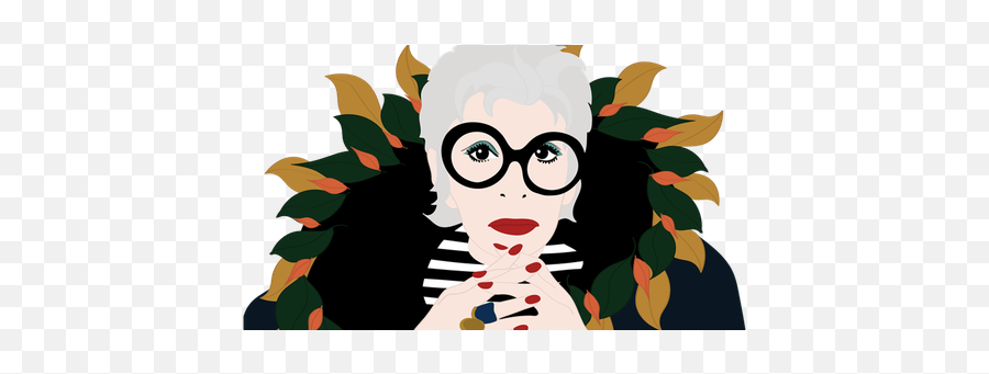 Carl Apfel - Hair Design Emoji,Iris Apfel Emoji