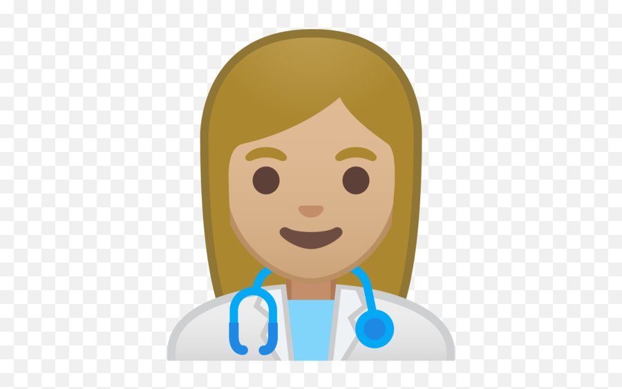 Medium - Healthcare Social Worker Clipart Emoji,Blonde Emoji
