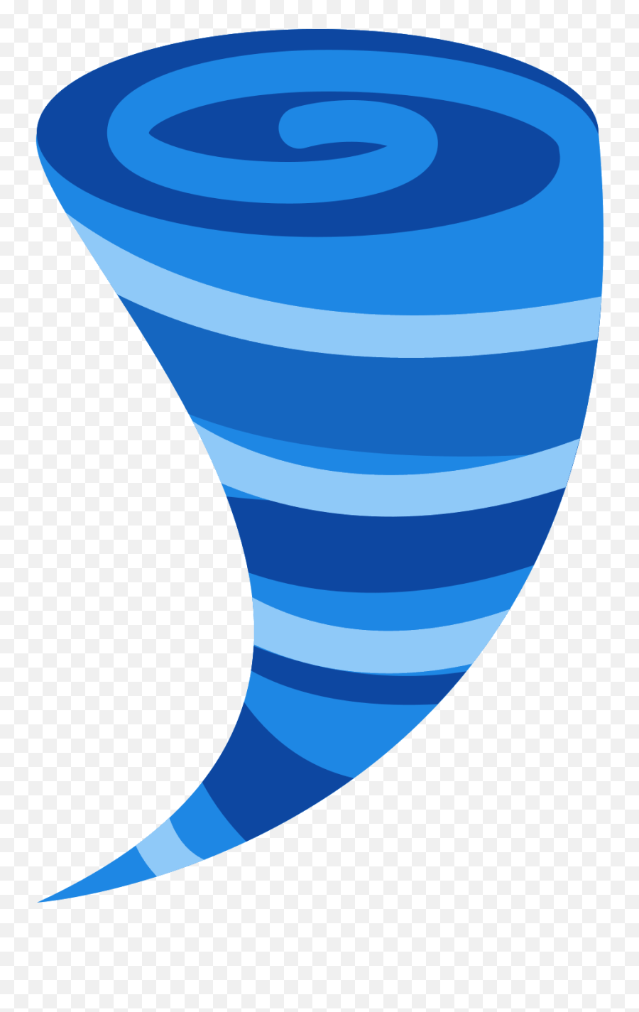 Tornado Icon Free - Blue Cartoon Tornado Emoji,Tornado Emoji Android