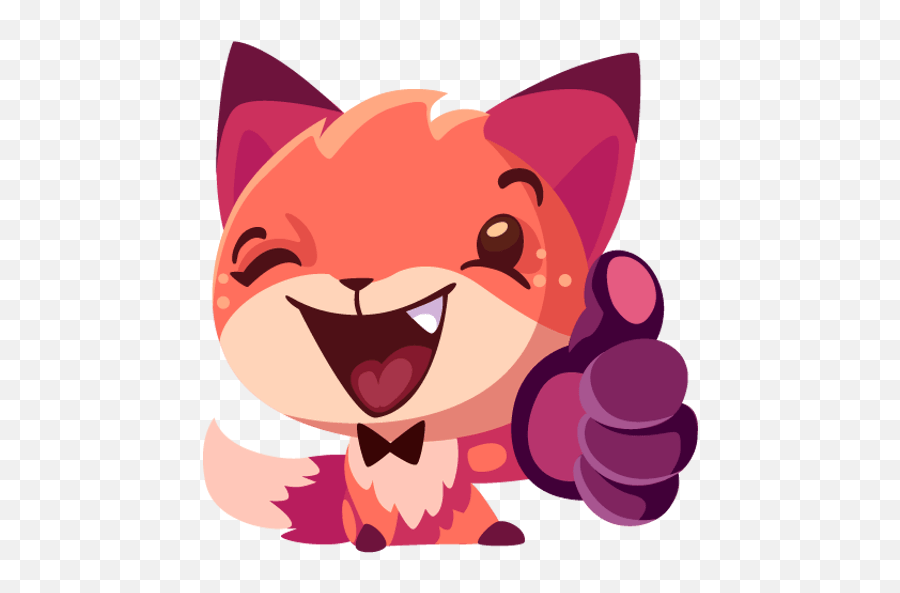 Sheila The Fox Sticker Pack By Phong Pham - Sticker Emoji,Red Fox Emoticon Tongue