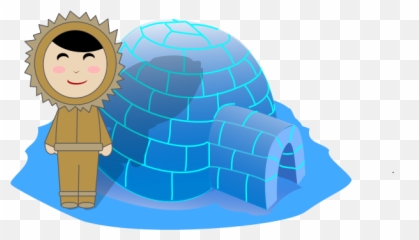 Inuit Girl And Igloo - Igloo Emoji,Eskimo Dancing Emojis