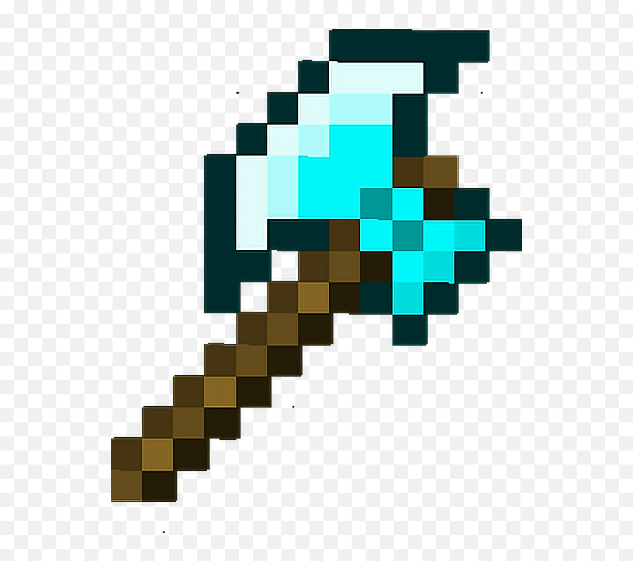 Minecraft Diamond Battle Axe Sticker By Snowdiamond - Minotaur Axe Twilight Forest Emoji,Battle Emoji