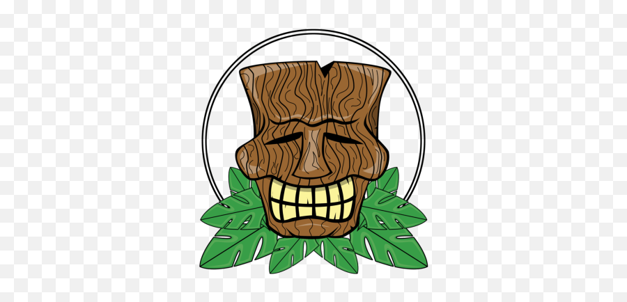 Hawaiian Islands Png Free Transparent Clipart - Tiki Masks Cartoon Emoji,Hawaiian Emoji App