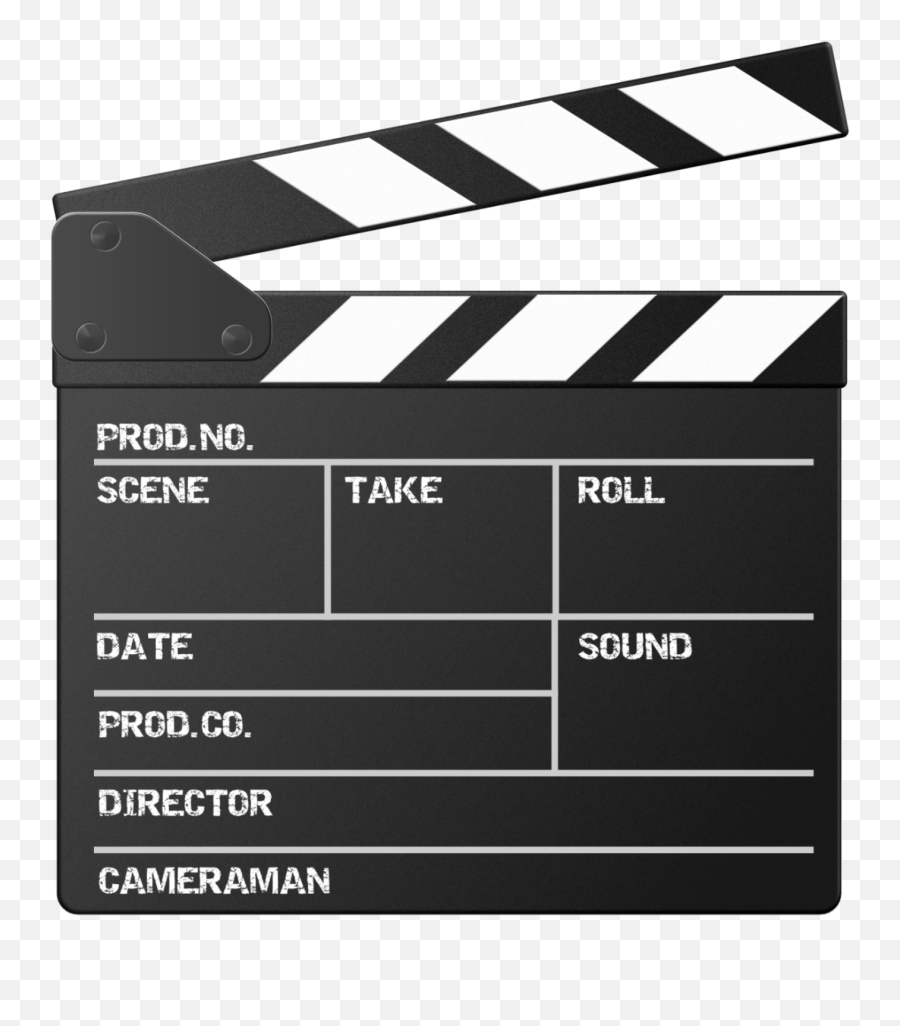 Clapperboard Filmmaking Pixabay Sticker - Horizontal Emoji,Clapperboard Emoji