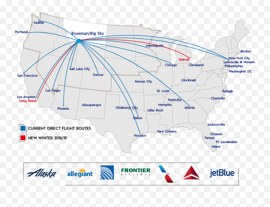 Bozeman Airport Mt Is The Most Well - Served Ski Destination Emoji,Emotion Release Conference Atlanta Jan 2018