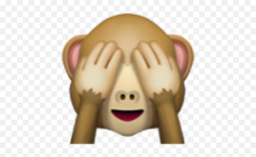 Emoji Emojis Emojisticker Iphone Sticker By Mmoon01,Monkey Hiding Face Emoji