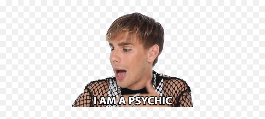 I Am A Psychic Brad Mondo Sticker - I Am A Psychic Brad Emoji,Psychic Emoji