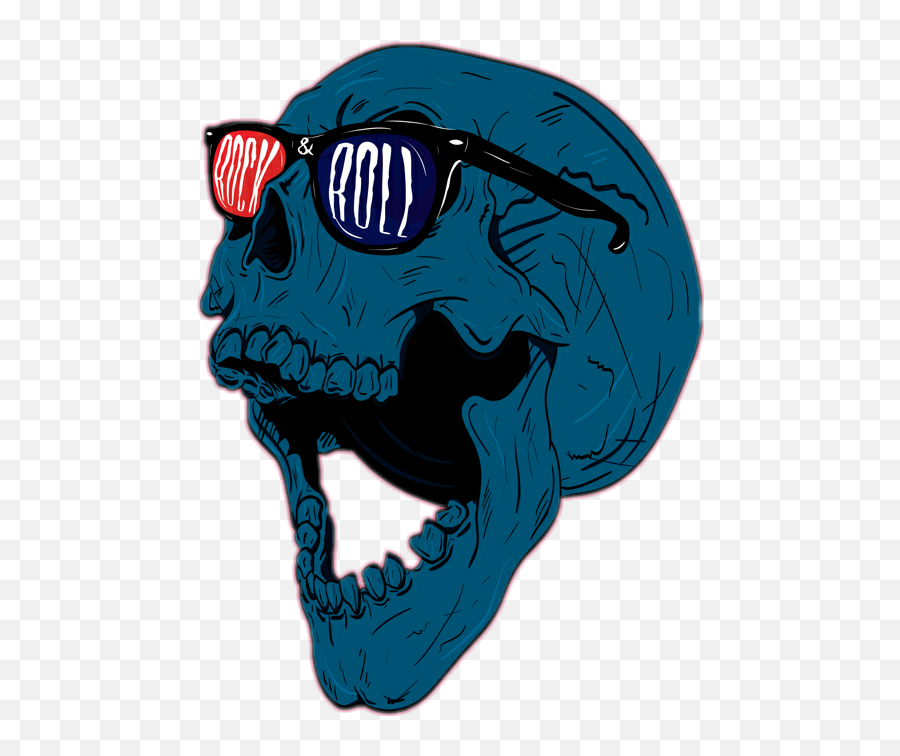 Skull Sticker - Dot Emoji,Mega Cool Emoji