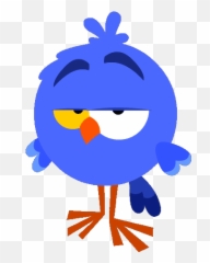 Bluebird Cute Bird Sticker - Bluebird Bird Cute Bird Emoji,Bird In Emoji