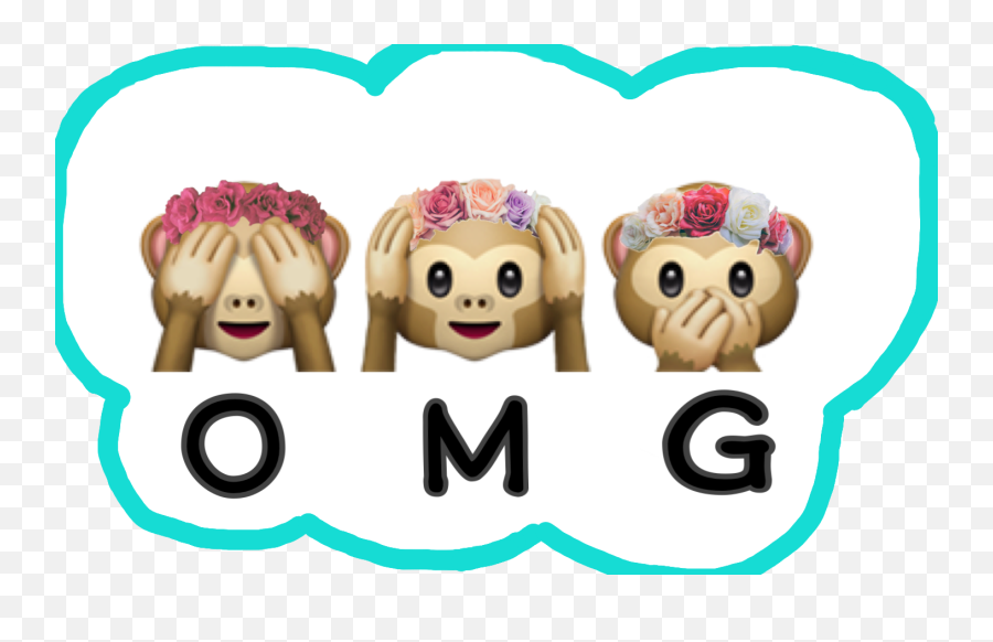 Omg Ohmygod Monkey Emoji Sticker By Cute Pictures - Oh My God Monkey,Monkey Emoji