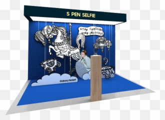 Galaxy Studio City Plaza - Creative Selfie Zone Emoji,Octopus Pen Emoji