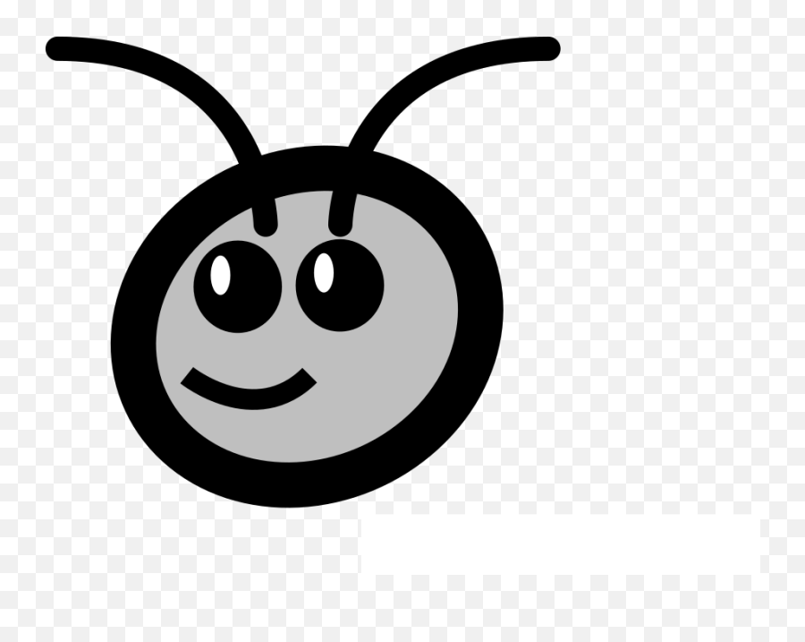 Cute Cartoon Ant Head Clip Art At Clkercom - Vector Clip Cartoon Black Ant Head Emoji,Anime Face Emoticon