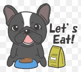 Funny Black Bulldog Animated By Van Khanh Nguyen - Language Emoji,Jiff Emoji