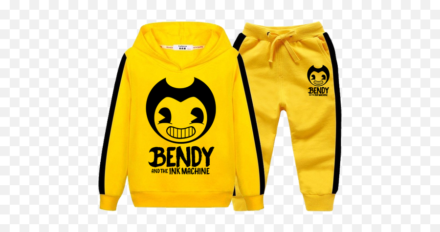 Vova Bendy Kids Clothes Sets Hoodie Pants 2 Piece Set - Clothing Emoji,Lounging Emoticon