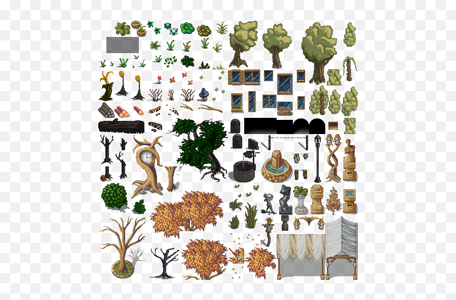 Steampunkish Tileb - Rpg Maker Vx Ace Farm Tileset Emoji,Trebuchet Emoji