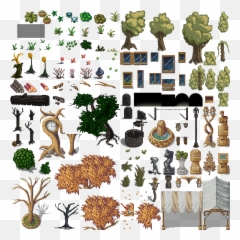 Steampunkish Tileb - Rpg Maker Vx Ace Farm Tileset Emoji,Trebuchet Emoji