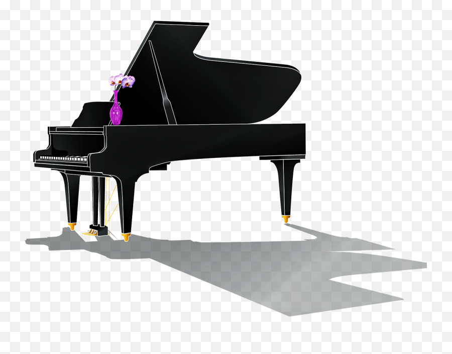 Grand Piano With Shadow - Piano Shadow Png Emoji,Emotions Piano