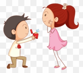 Couple Heart Hearts Love Cute Sticker - Cartoon Picture Of Engagement Emoji,Emoji Marriage Proposal