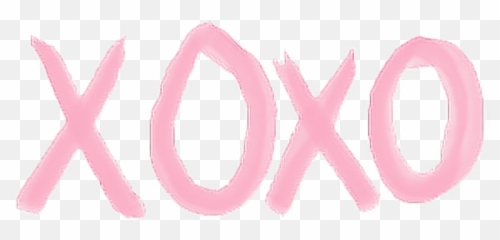 Kiss Hugs Xoxo Pink Kawaii Sticker By - Transparent Exo Emoji,Kawaii Kiss Emoji