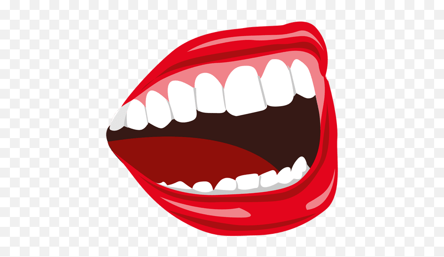 Laughing Mouth Cartoon - Transparent Png U0026 Svg Vector File Mouth Laughing Clipart Emoji,Crying Laughing Emoji Silhouette