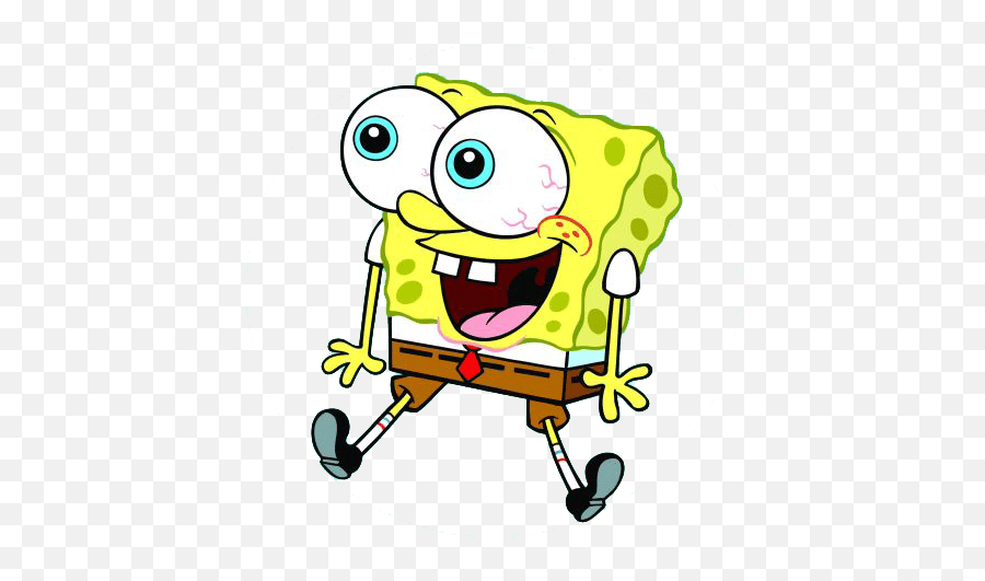 Spongebob Big Eyes Pnglib U2013 Free Png Library - Spongebob Eyes Popping Out Emoji,Free Dunce Cap Emoticon For Facebook
