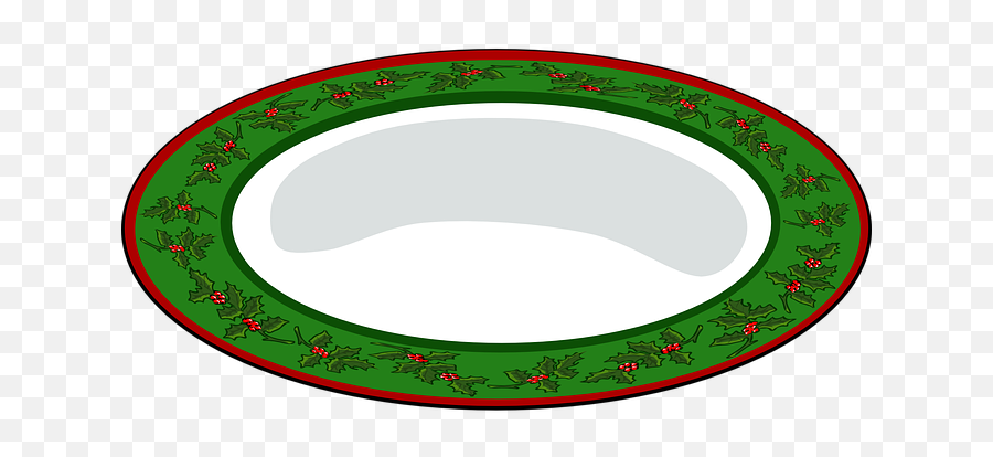 600 Free Holly U0026 Christmas Vectors - Pixabay Christmas Plate Clipart Emoji,Xmas Dinner Emoticon