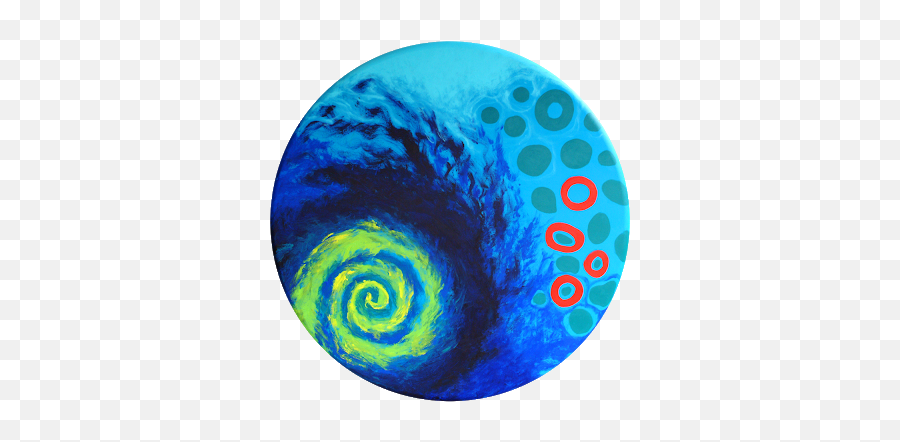 Hurricanes A Series Of Paintings - Dot Emoji,Powerful Emotions Paintings