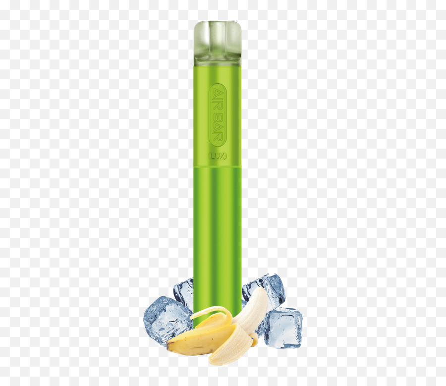 This Product Contains Nicotine - Air Bar Lux Banana Ice Emoji,Raspberry Emoji Vape