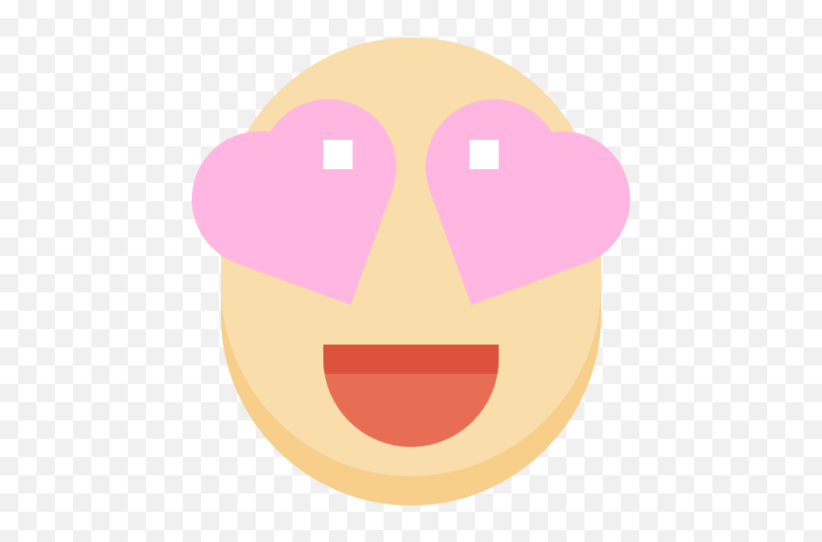 Ojos Del Corazón - Iconos Gratis De Usuario Happy Emoji,Emoticon Timido Avergonzado