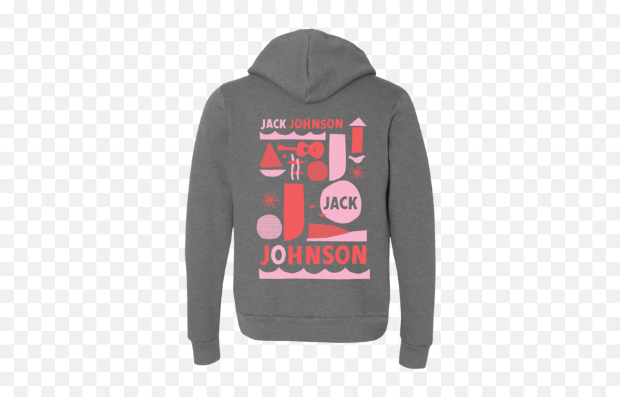 Jack Johnson Official Merchandise Jack Johnson - Hooded Emoji,Wave Of Emotion Pullover