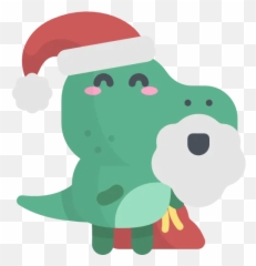 Kawaii Dinosaur - Stickers For Whatsapp Santa Claus Emoji,Dinosaur Emojis Android