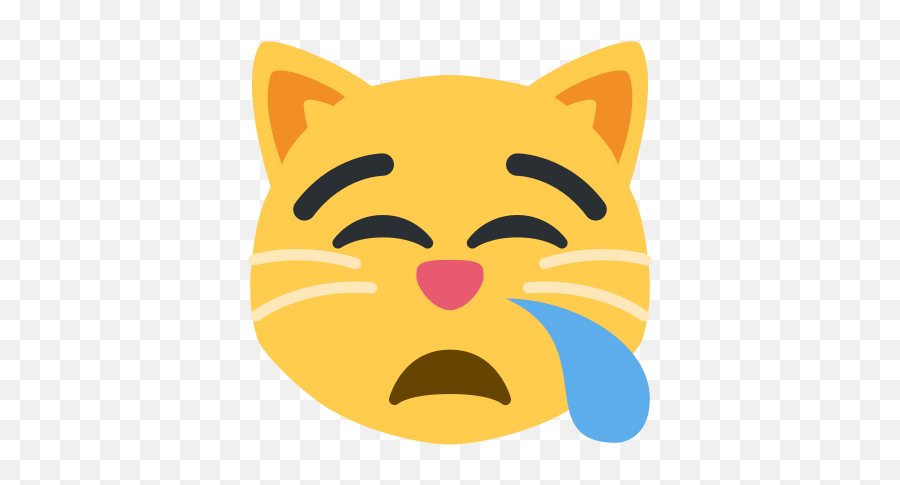 Emoji Remix On Twitter Kissing Cat Sleepy - Happy,Sleepy Emojis