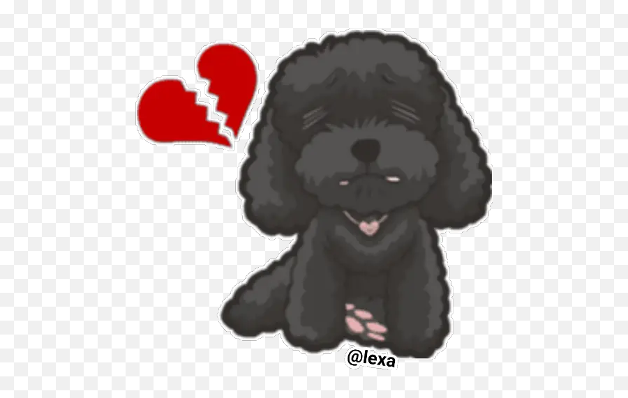 Sticker Maker - Hi P O O D L E S Curly Emoji,Dog Emojis Poodle