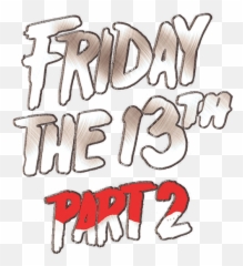 Transparent Friday The 13th Logo Png - Language Emoji,Jason Friday The 13th Emoji