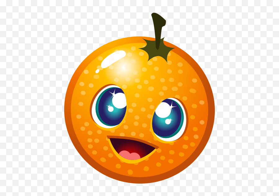 Funny Fruits - Dot Emoji,Fruity Emoticon