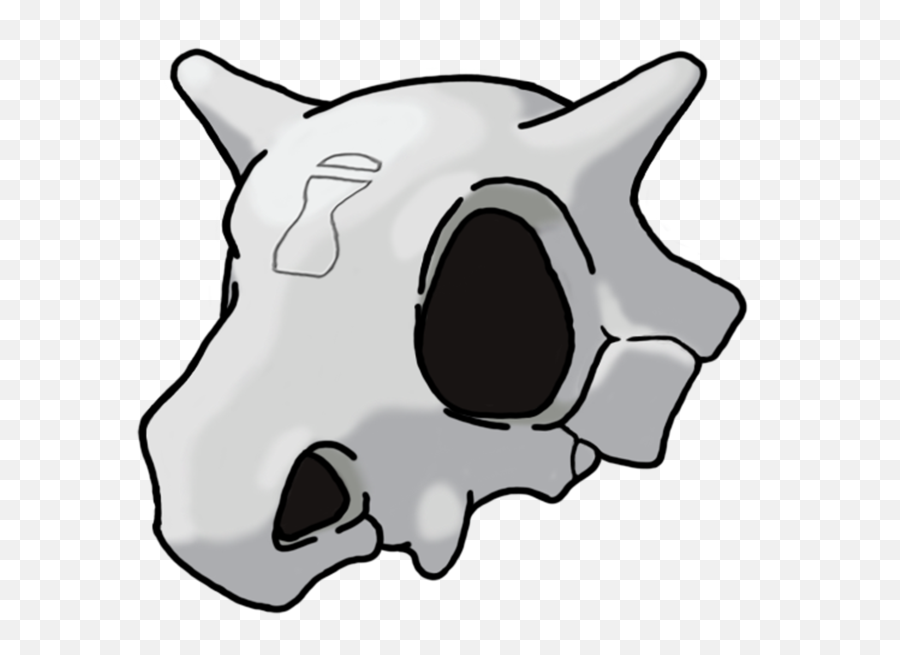 Pokemon Cubone Dead Skull Eek Sticker - Pokemon Skull Emoji,Dead Skull Emoji