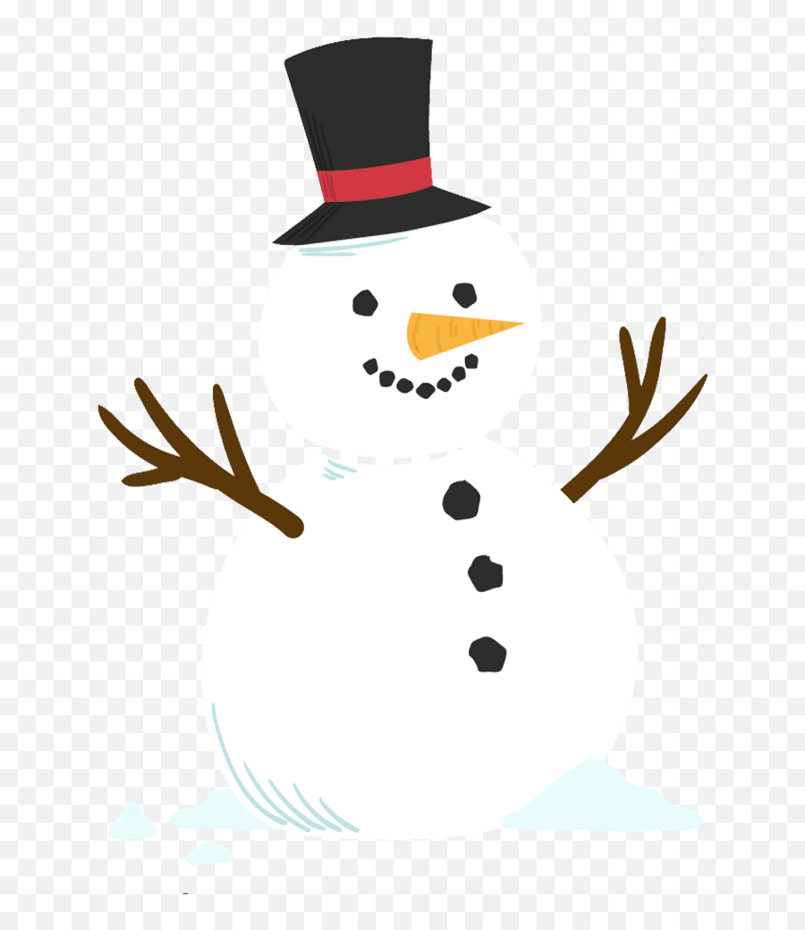 Free Cute Snowman Clipart For Your - Costume Hat Emoji,How Yo.make Santa Snowman Tree Emoticons Facebook Comment