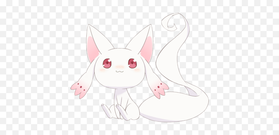Kyubey - Kyubey Png Emoji,Magical Girl Anime Different Emotions In Creatures