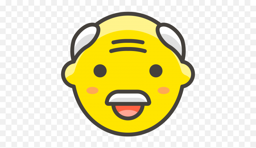 Transparent Emoji Png - Old Man Cartoon Head With No Background,Jewish Emojis Png