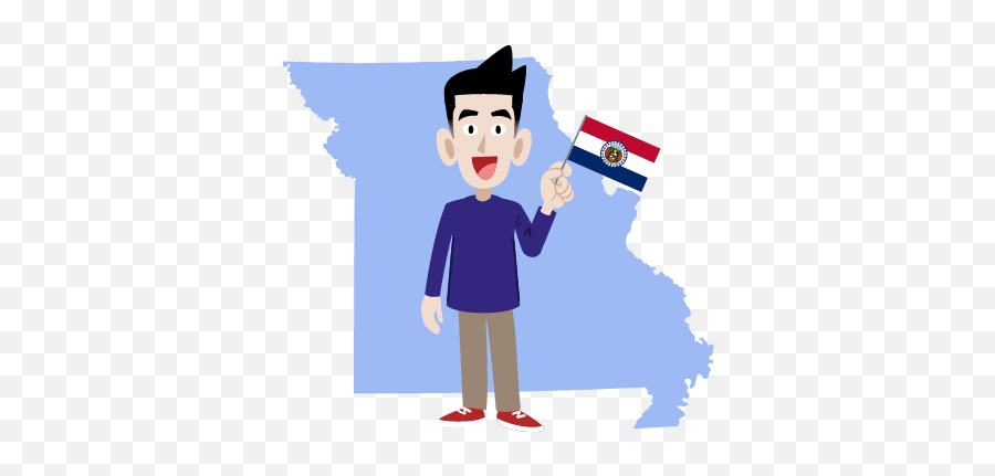 Unit Study Supplement Missouri Facts Us 24th State - Missouri Flag Map Png Emoji,Animated Samuel Clemens Emoticons