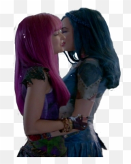 Descendants Descendants2 Descendants3 - Mal E Evie Lesbian Emoji,Descendants Emojis Evei