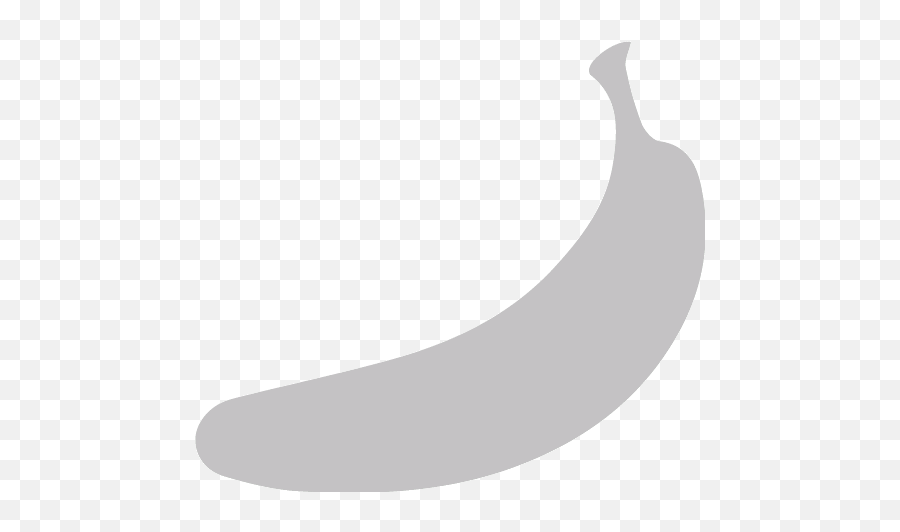 Silver Banana 2 Icon - Free Silver Fruit Icons Ripe Banana Emoji,Banana Emoticon