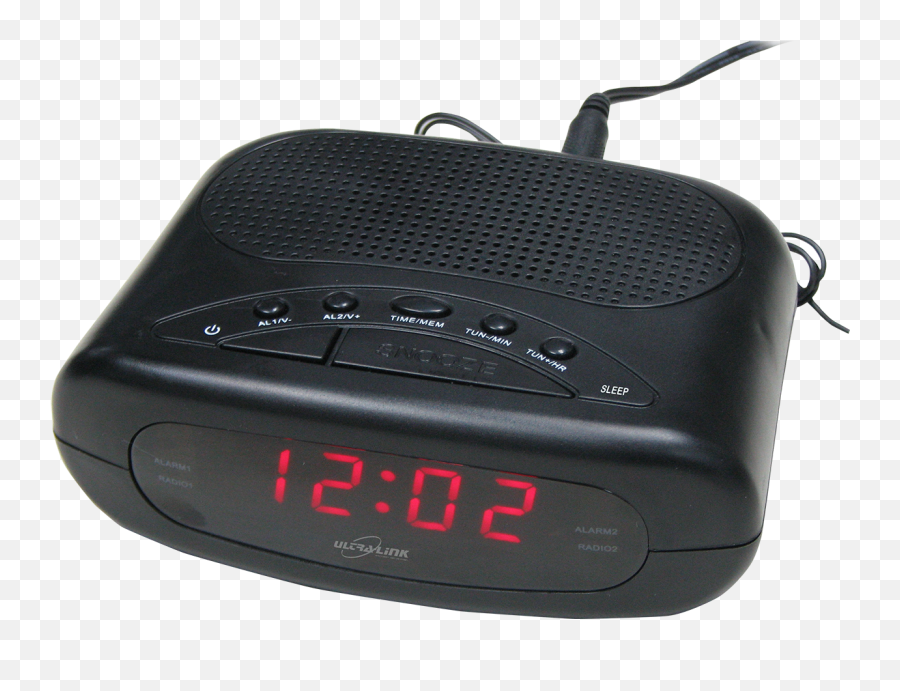 Ultralink Fm Alarm Clock Radio Ul - Pa201a Portable Emoji,Emoji Digital Alarm Clock Radio