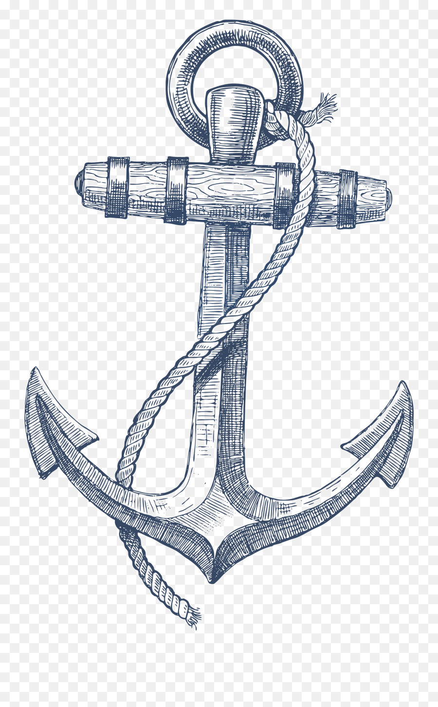 Nautical Anchor Png Transparent Picture - Ship Anchor Drawing Emoji,Nautical Emojis Anchor