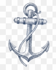 Nautical Anchor Png Transparent Picture - Ship Anchor Drawing Emoji,Nautical Emojis Anchor