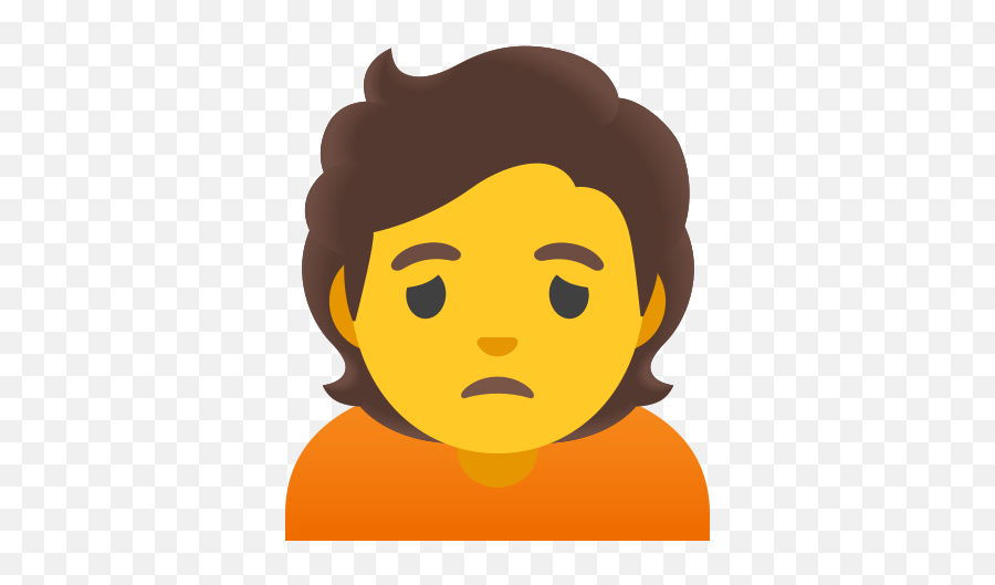 Person Frowning Emoji - Hair Design,Animated Eye Roll Emoji