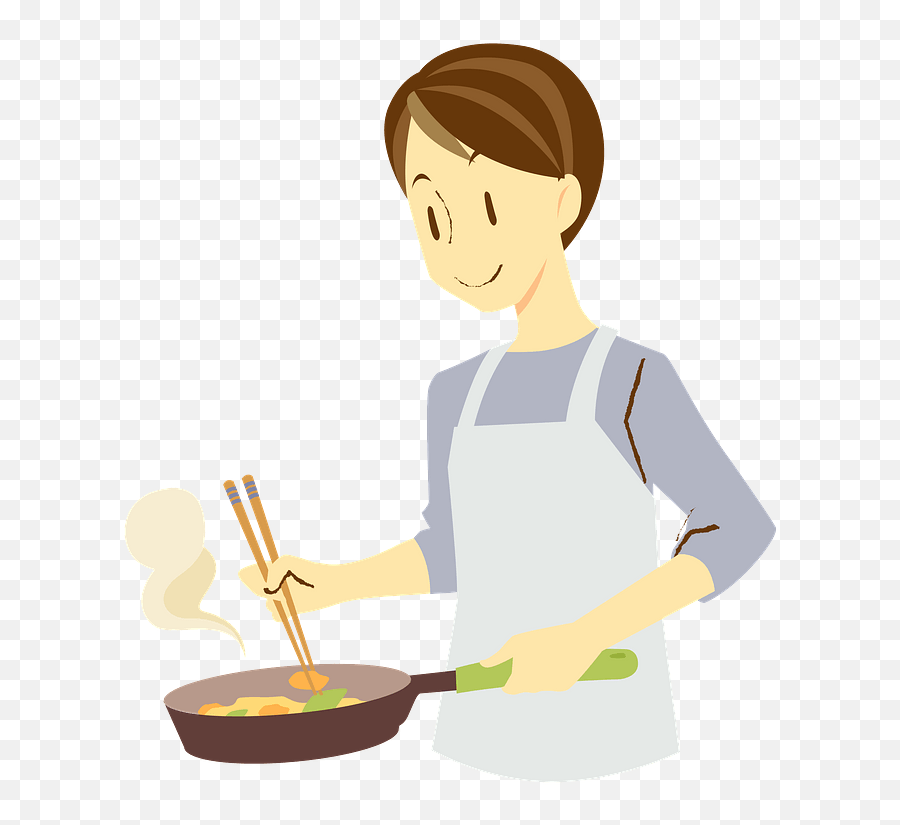 Man Cooking Clipart - Cooking Png Download Full Size Emoji,Emoji Cooking Image